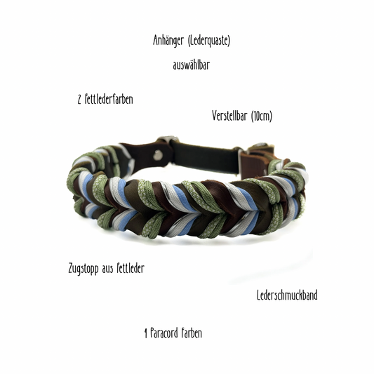 WOODPECKER Fettleder Halsband