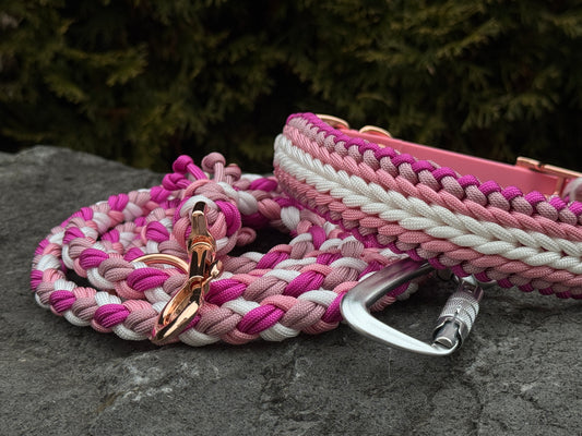 Paracord Halsband "Girly Pop"