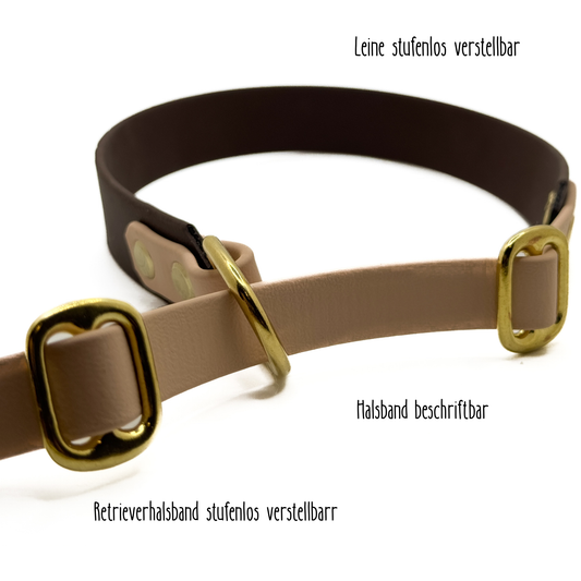 Hands-Free-Retrieverleine – 16 mm auf 25 mm Biothane® | 2–5m