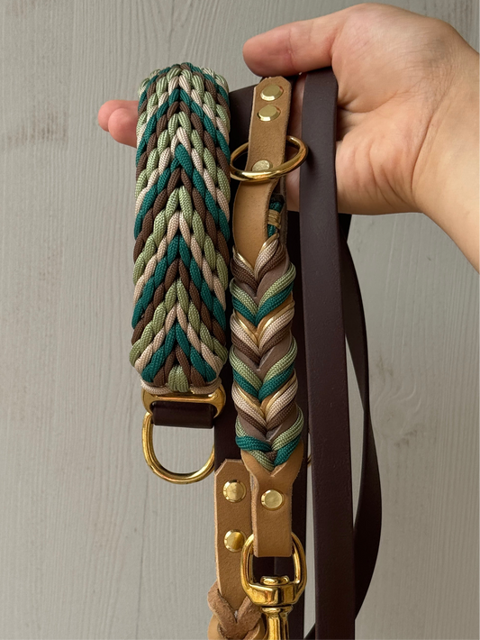 Paracord Halsband "Berghütte"