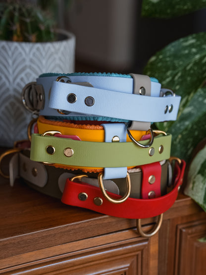 Halsband mit Griff BioThane® 38mm (KONFIGURATOR)