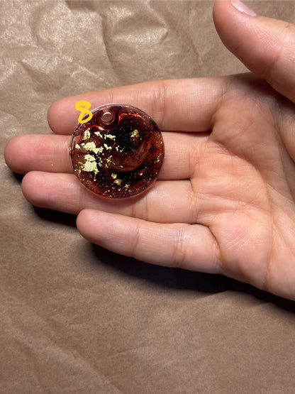 Epoxidharz Hundemarken - Serie Durchsichtig/Braun