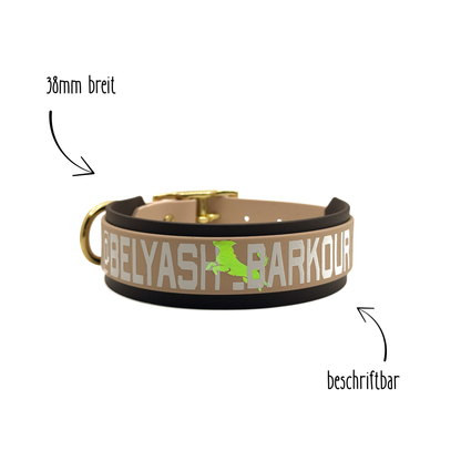 Biothane Halsband mit Verjüngung