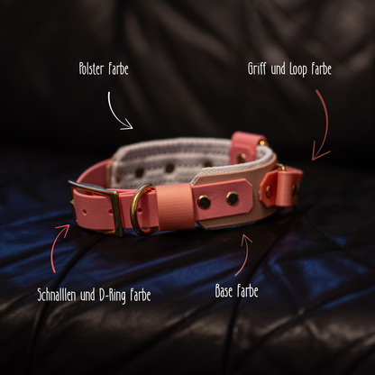 Biothane Halsband mit Griff