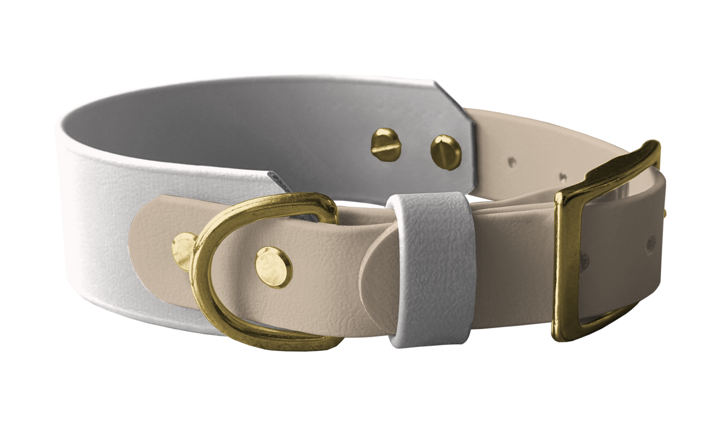 Halsband mit Verjüngung BioThane® 38mm (KONFIGURATOR)