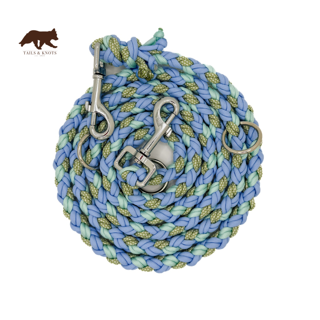 Paracord Hundeleine 1,5- 3m (4 Farben)