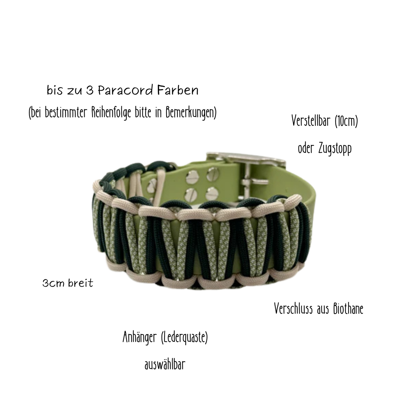 Sparrow Halsband (3 Farben)