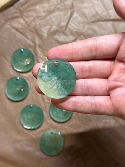 Epoxidharz Hundemarken - Serie Grüngold