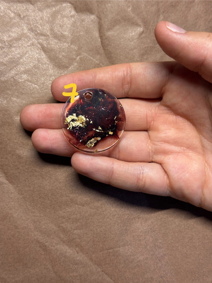 Epoxidharz Hundemarken - Serie Durchsichtig/Braun