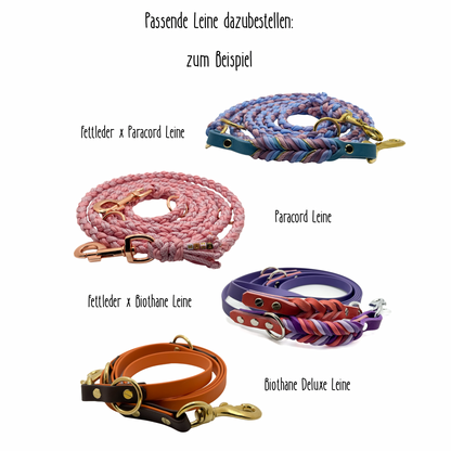 WOODPECKER Fettleder Halsband