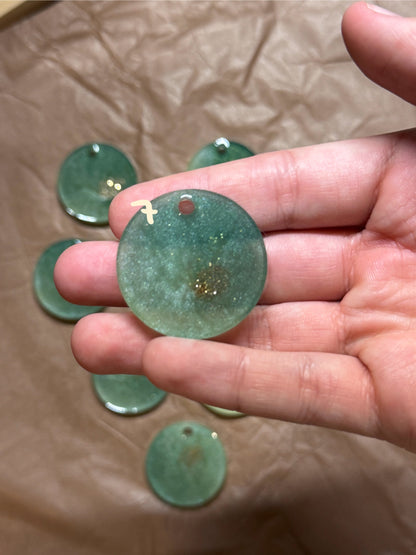 Epoxidharz Hundemarken - Serie Grüngold