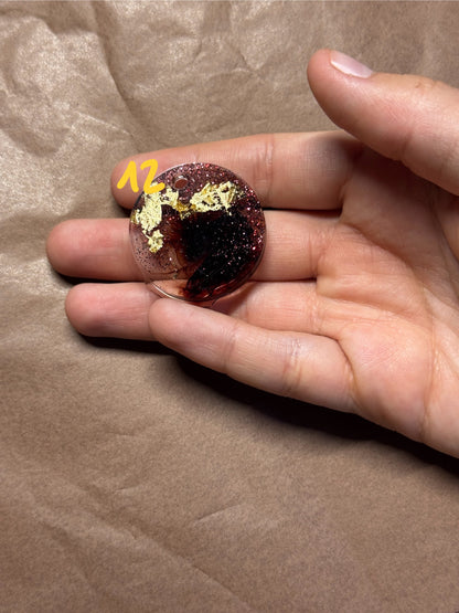 Epoxidharz Hundemarken - Serie Durchsichtig/Braun