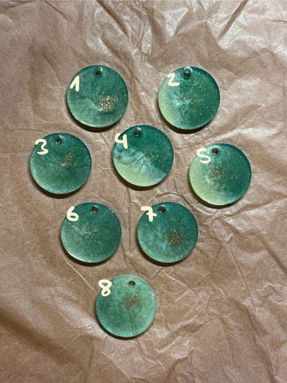 Epoxidharz Hundemarken - Serie Grüngold