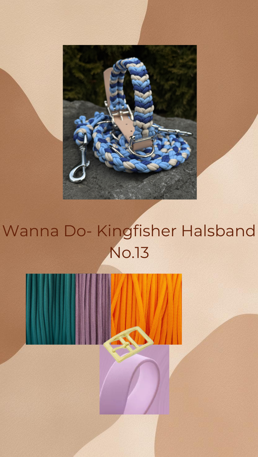 Wanna Do- Kingfisher Halsband  No. 13