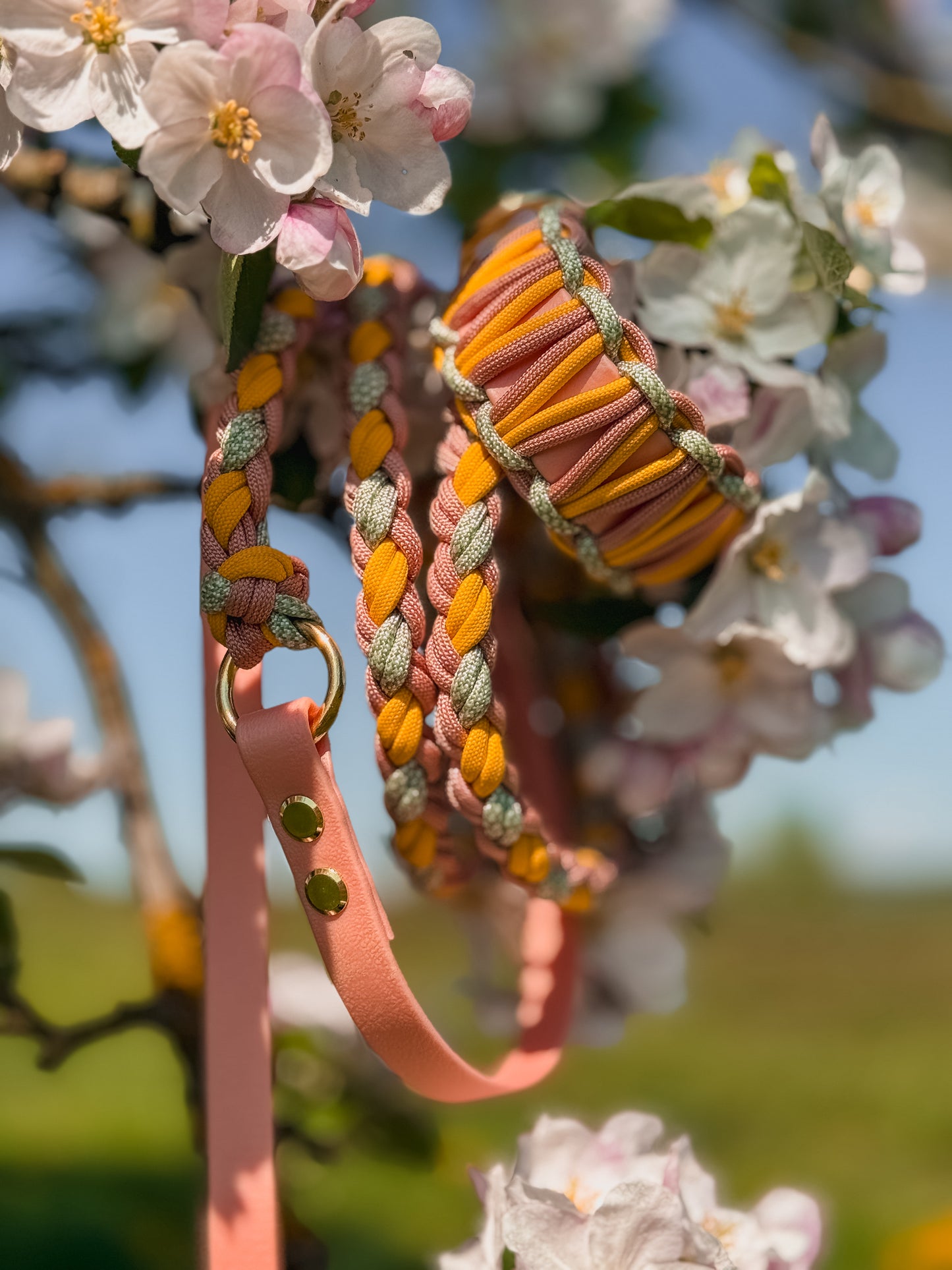 Paracord Halsband "Spring Feeling"