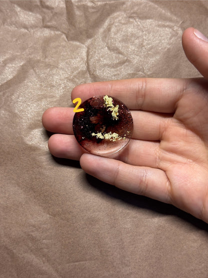 Epoxidharz Hundemarken - Serie Durchsichtig/Braun