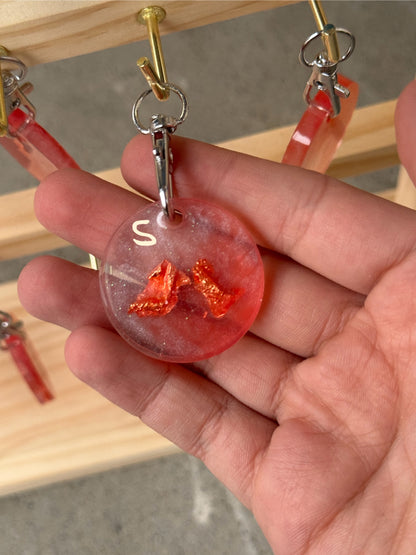 Epoxidharz Hundemarken - Serie Rosarot