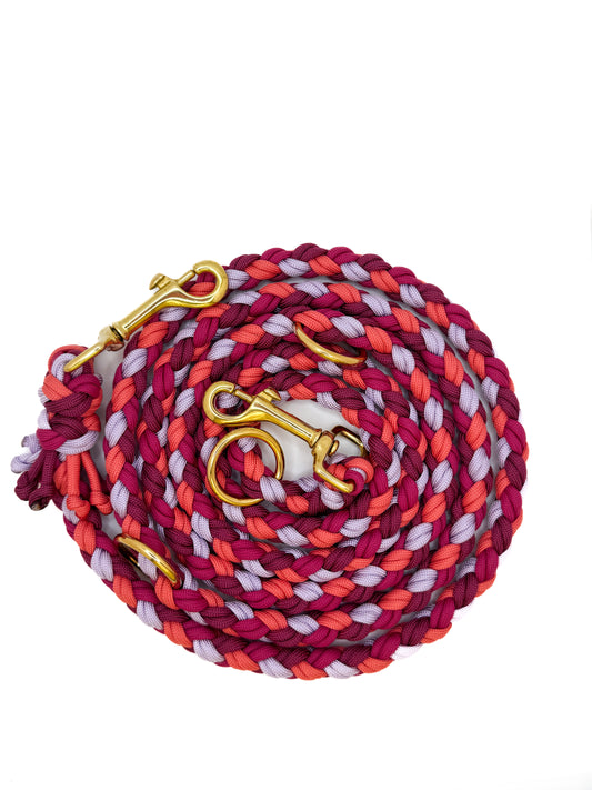 Paracord Hundeleine 1,5- 3m (4 Farben)