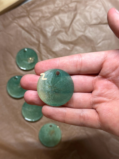 Epoxidharz Hundemarken - Serie Grüngold