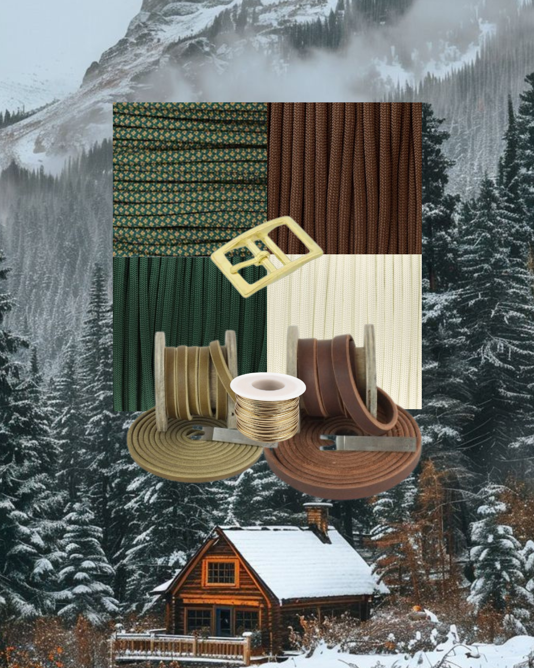 Wanna- Dos Fettlederhalsband Woodpecker