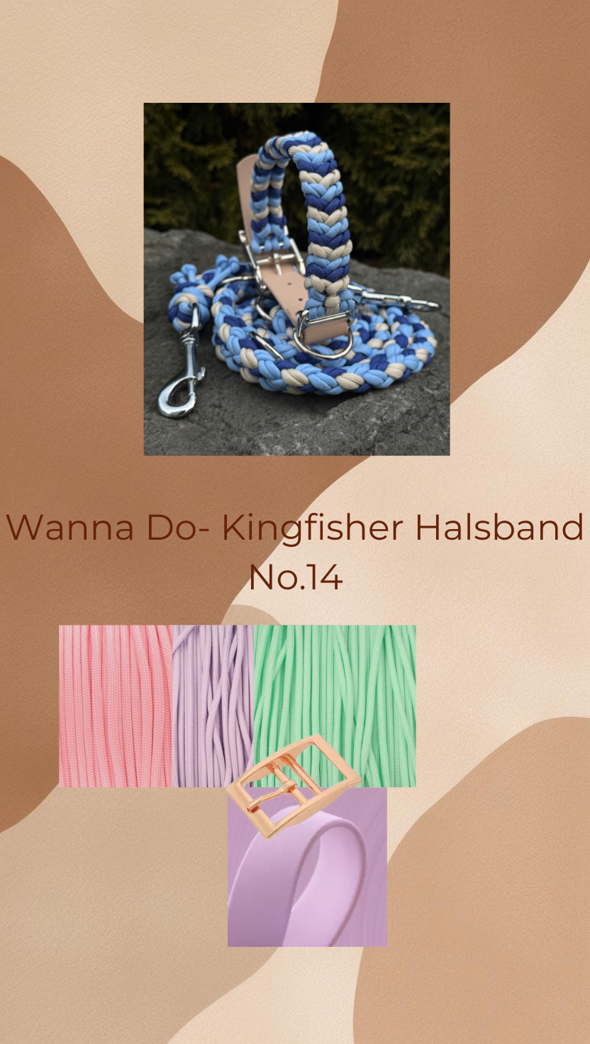 Wanna Do- Kingfisher Halsband  No. 14