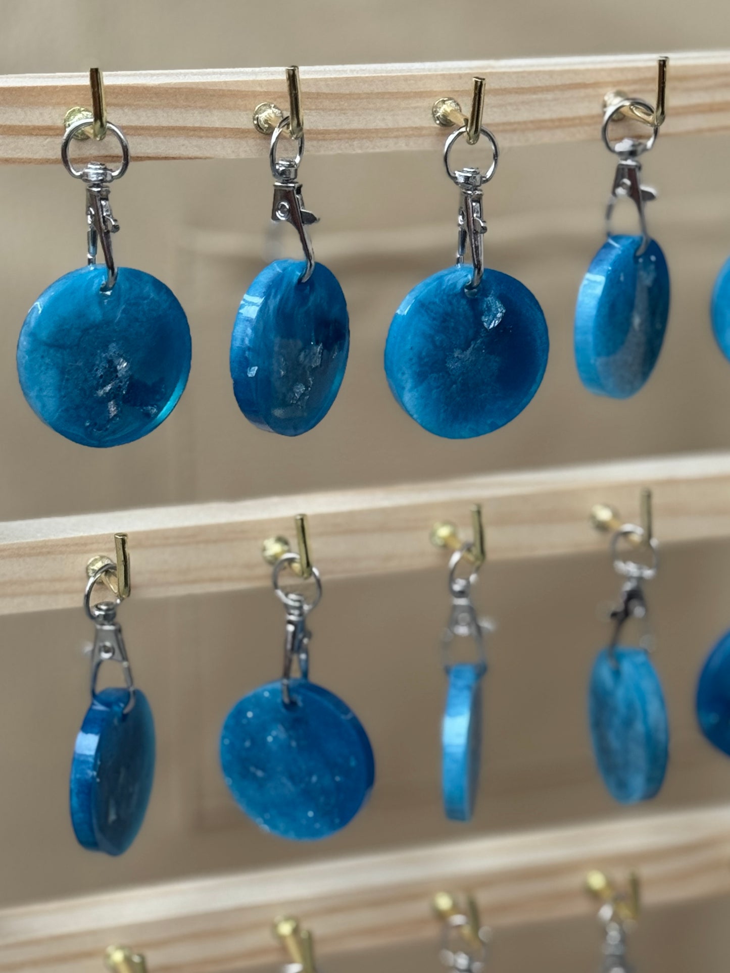 Epoxidharz Hundemarken - Serie Blausilber