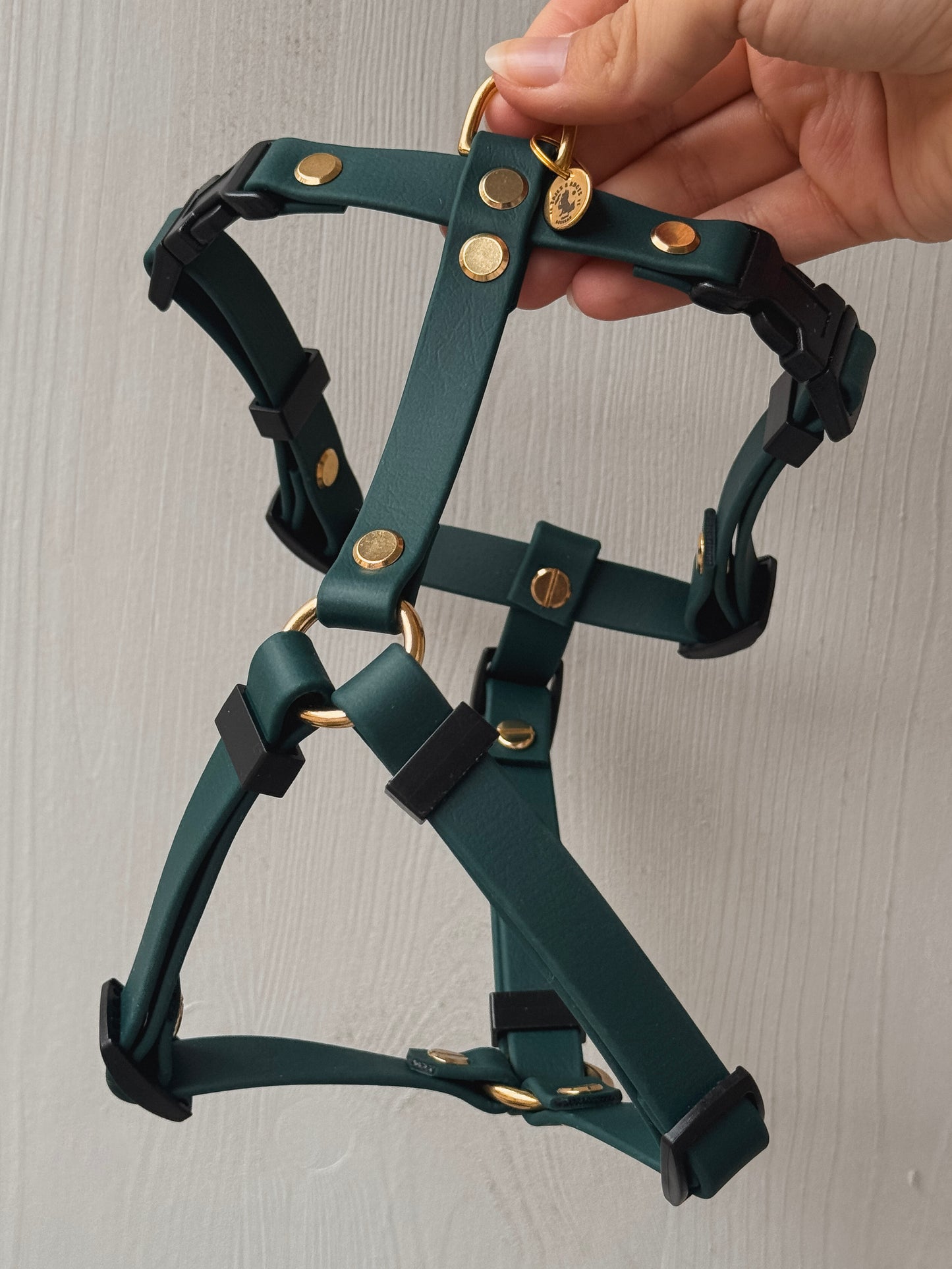 Führgeschirr BioThane® 1-2 farbig / 5-fach verstellbar