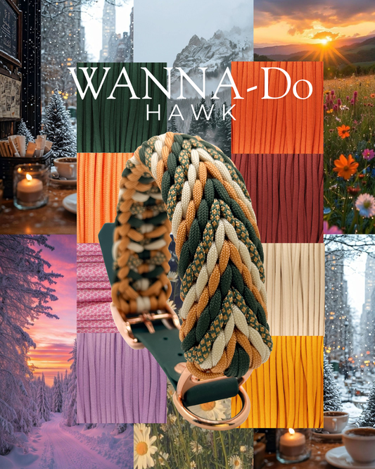 Wanna- Dos Paracordhalsband HAWK