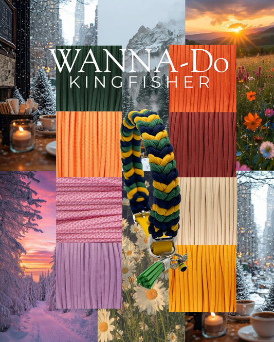 Wanna- Dos Paracordhalsband KINGFISHER