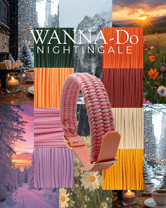 Wanna- Dos Paracordhalsband NIGHTINGALE
