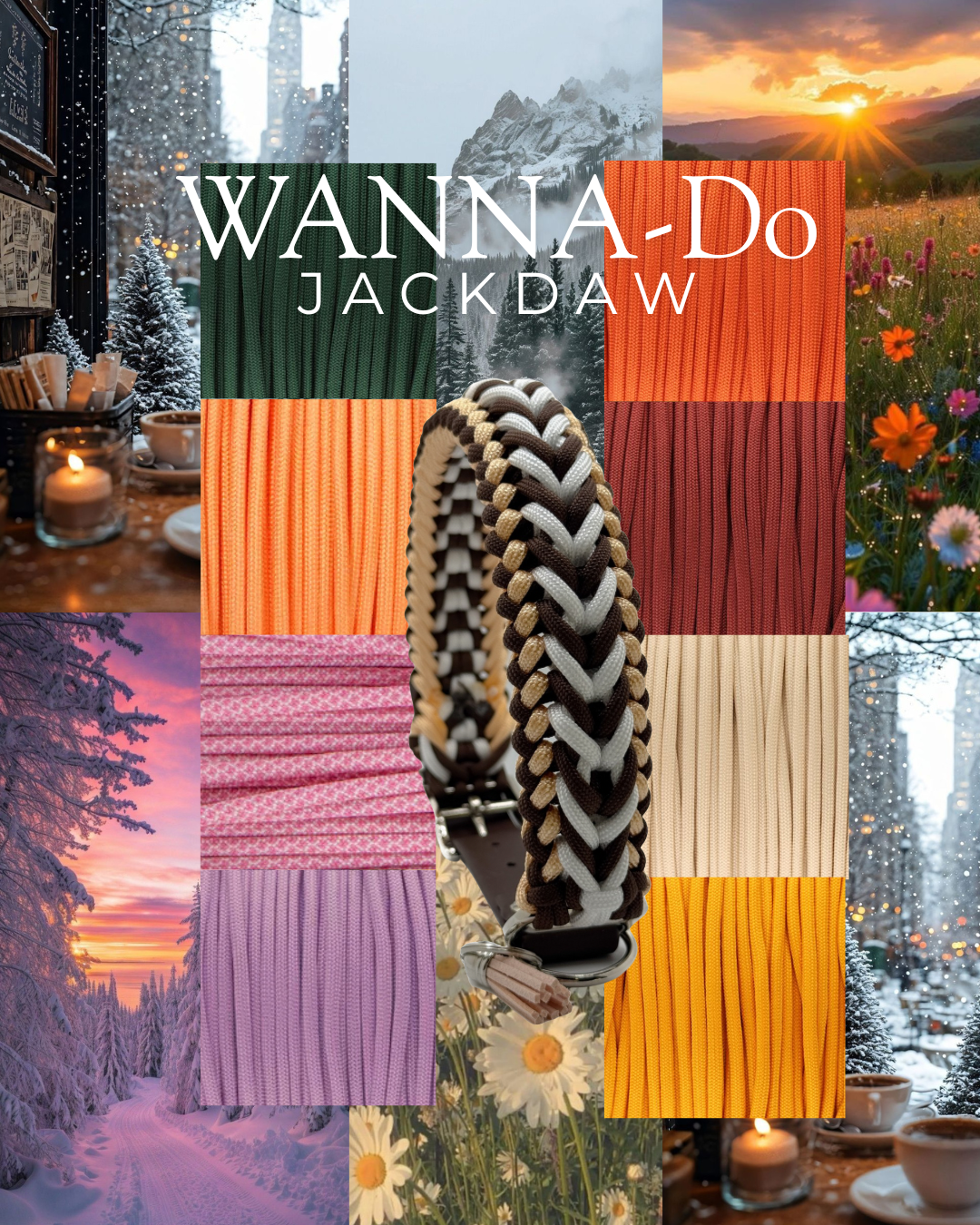 Wanna- Dos Paracordhalsband JACKDAW